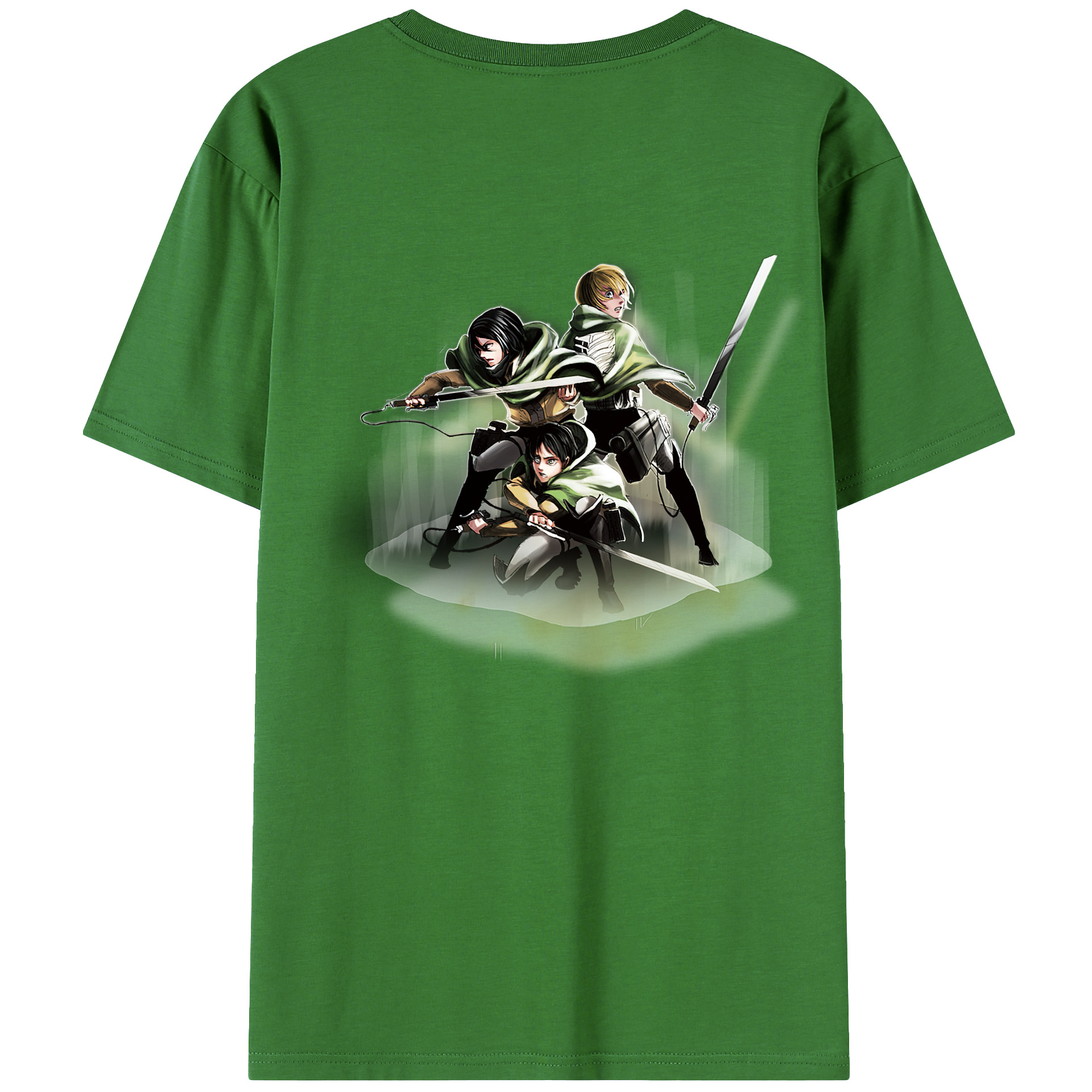（画像用） 進撃の巨人 Attack on Titan レディース半袖Tシャツ(バックプリント)